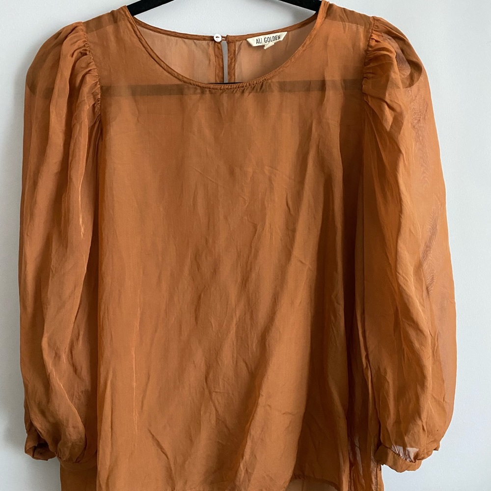 Ali Golden blouse - m